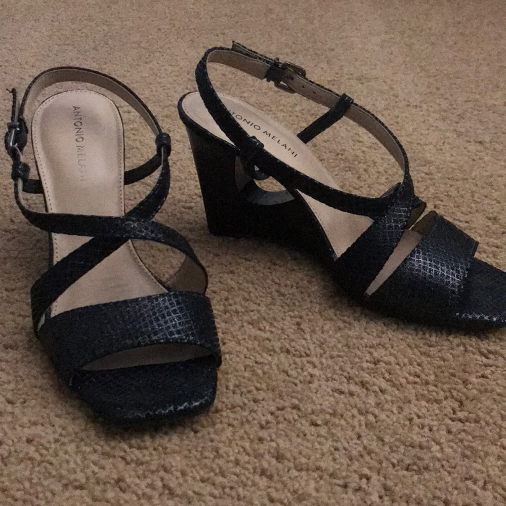 ANTONIO MELANI beautiful wedges! NWOT